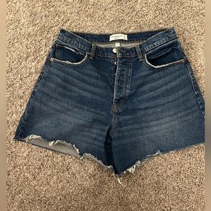 Abercrombie and Fitch Dad Shorts High Rise Curve Love